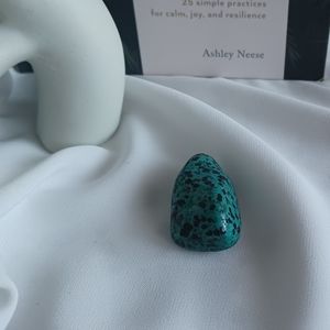 Polished Bluish - green Dalmation Jasper